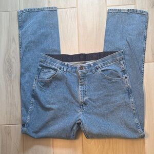 Wrangler| Classic Men’s Regular Fit Blue Denim Jeans 36x34